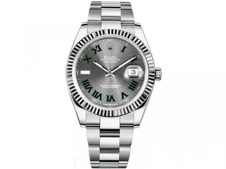 Rolex Datejust M Sltro Mm Grey Dial Watch