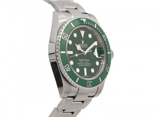 Rolex Submariner m116610lv-0002 Date Green Dial Watch