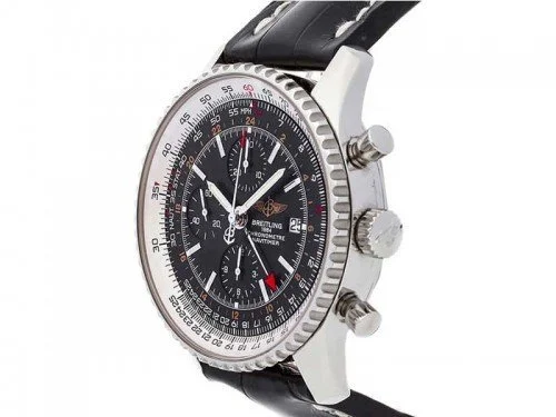 Breitling Navitimer A2432212-B726-760P World GMT Mens Luxury Watch - Image 2