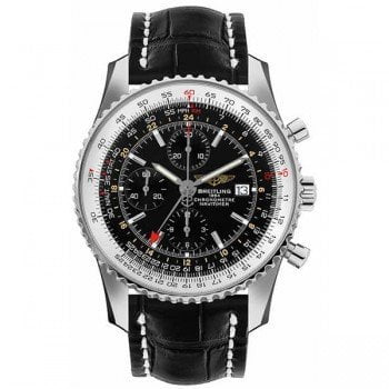 Breitling Navitimer A2432212-B726-760P World GMT Mens Luxury Watch @majordor #majordor