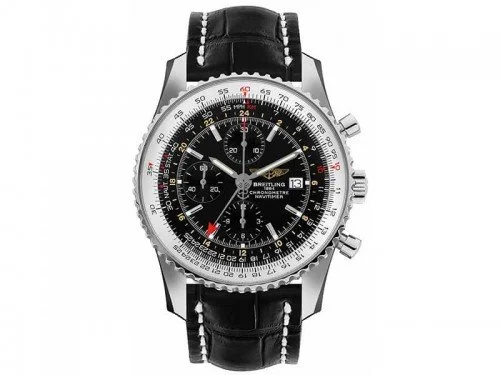 Breitling Navitimer A2432212-B726-760P World GMT Mens Luxury Watch @majordor #majordor