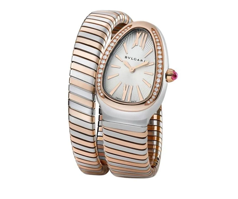 Bulgari Tubogas Monte Carlo L size ladies YG WG watch quartz... for  Rs.458,195 for sale from a Trusted Seller on Chrono24