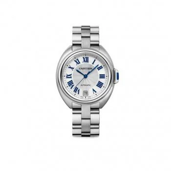 Cartier Cle De Cartier WSCL0006 35mm Automatic Ladies Luxury Watch Caliber 1847 MC front view @majordor #majordor