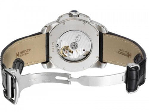 Calibre De Cartier W7100037 Mens Automatic Luxury Watch case back caliber 1904-CH MC @majordor #majordor
