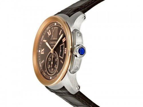 Calibre De Cartier W7100051 42mm Mens Automatic Luxury Watch Caliber 1904-PS MC side view @majordor @majordor