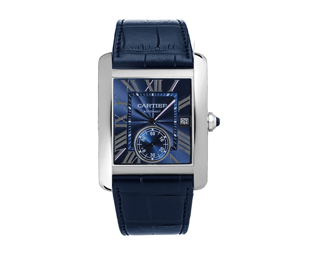 Cartier Tank MC WSTA0010 Automatic Blue Dial Mens Luxury Watch Caliber 1904-PS MC @majordor #majordor