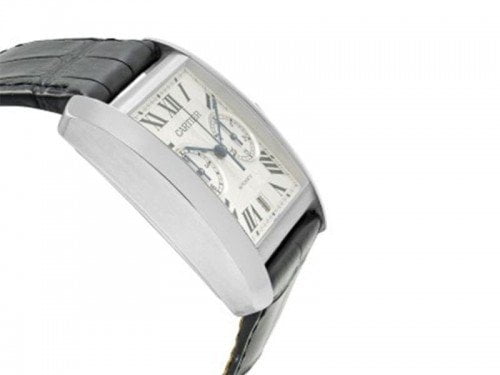 Cartier Tank MC W5330007 Automatic Chronograph Silver Dial Watch side view 1