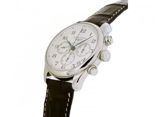 Longines Master Collection L2.693.4.78.3 Chronograph Mens Watch side view