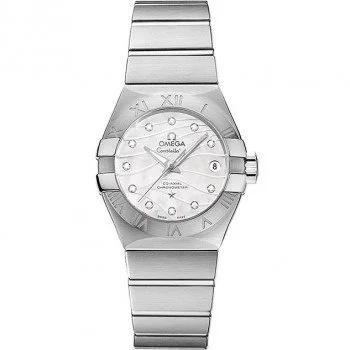 Omega Constellation 123.10.27.20.55.002 Co-Axial Automatic 27mm Ladies Watch front view