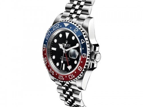 Rolex 126710blro GMT-Master II Pepsi Professional Mens Watch side view
