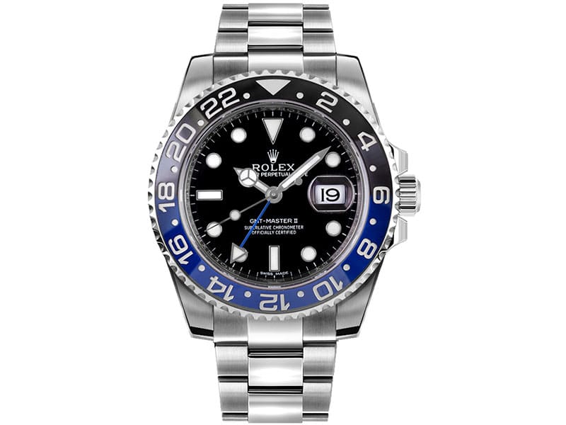 低価HOT ROLEX - ロレックスGMTマスター2 116710blnr バットマン 黒青 ...