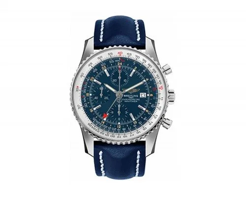 Breitling Navitimer AB012721-C889-747P World GMT 46mm Mens Watch Caliber 24 @majordor #majordor