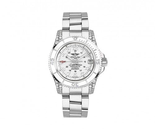 New Breitling Superocean II 36 Womens Luxury Watch A1731267-A775-179A