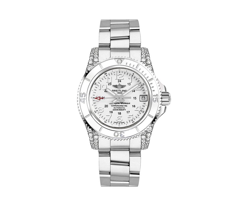 New Breitling Superocean II 36 Womens Luxury Watch A1731267-A775-179A