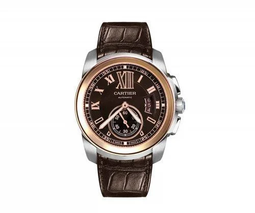 Calibre De Cartier W7100051 42mm Mens Automatic Luxury Watch Caliber 1904-PS MC front view @majordor @majordor