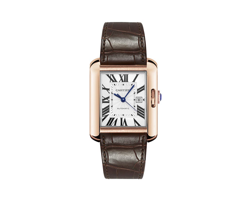 cartier tank anglaise gold