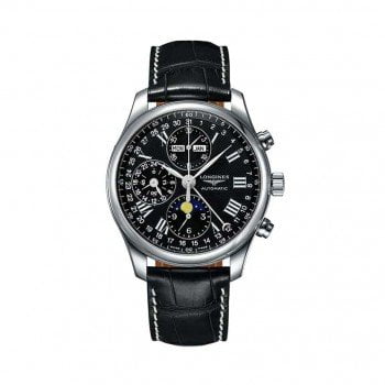Longines Master Collection L2.773.4.51.7 Chronograph Mens Watch front view