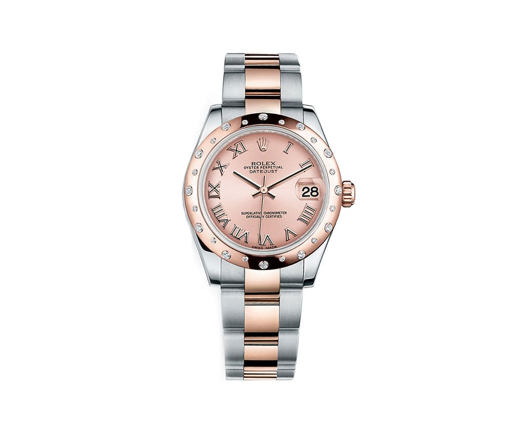 Rolex LADY Datejust 178341-pnkro 31 mm Luxury Womens Watch