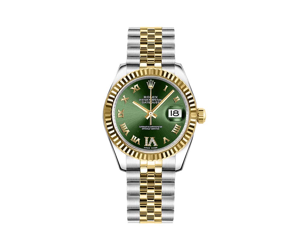 Rolex LADY Datejust 178273-GRNRJ 31 mm Womens Luxury Watch