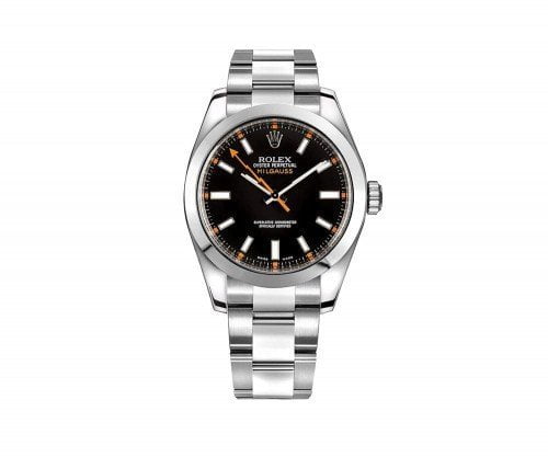 Rolex Milgauss 116400 blksdo Black Dial Watch