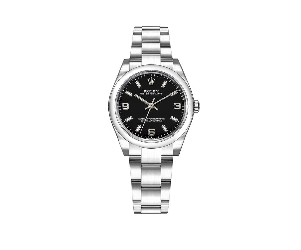 Rolex 177200 blksao Oyster Perpetual 31mm Black Dial Ladies Watch caliber 2231 @majordor #majordor