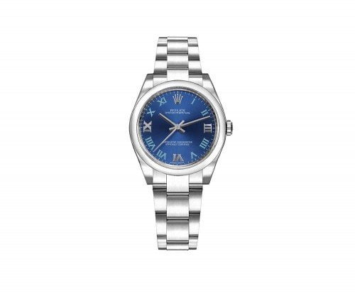 Rolex m177200-0015 Oyster Perpetual 31mm Azzuro Blue Dial Watch caliber 2133 @majordor #majordor