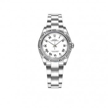 Rolex 177234 whtdro Oyster Perpetual 31mm White Dial Lady Watch caliber 2231 @majordor #majordor
