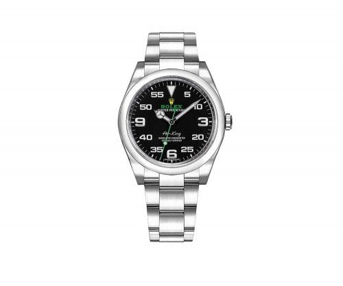 Rolex 116900 Air-King Oyster Perpetual Black Dial Mens Luxury Watch