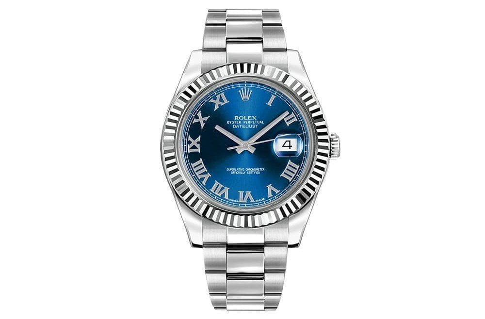 Rolex Datejust II 116334-bluro 41mm Blue Dial Mens Watch @majordor #majordor