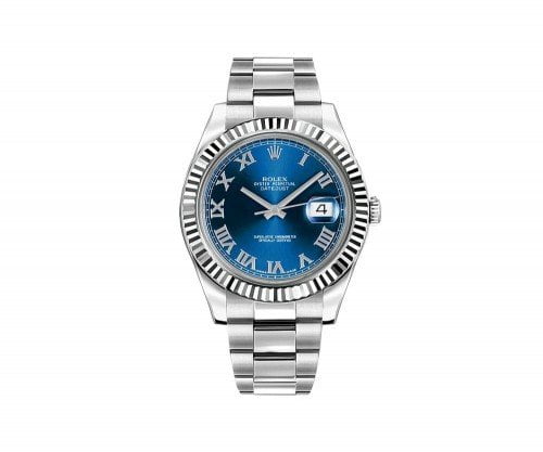 Rolex Datejust II 116334-bluro 41mm Blue Dial Mens Watch @majordor #majordor