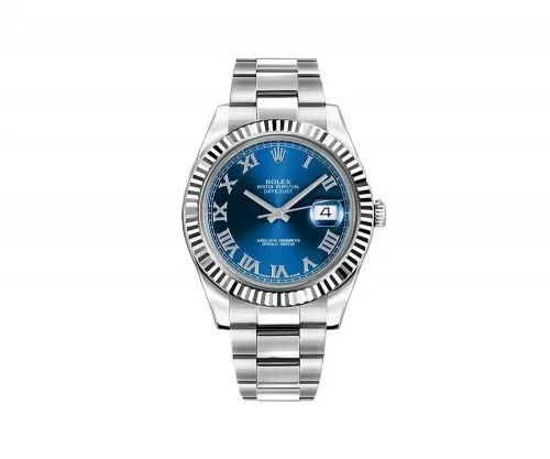 Rolex Datejust II 116334-bluro 41mm Blue Dial Mens Watch @majordor #majordor