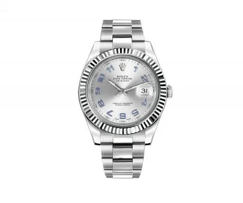 Rolex Datejust II 116334-slvao 41mm White Gold Bezel Mens Watch @majordor #majordor