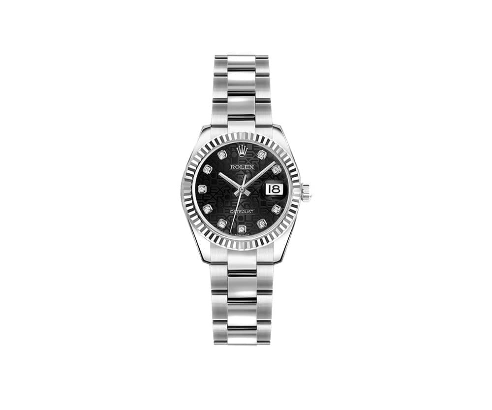 Rolex Lady Datejust 179174-BLKJDO 26mm Luxury Womens Watch