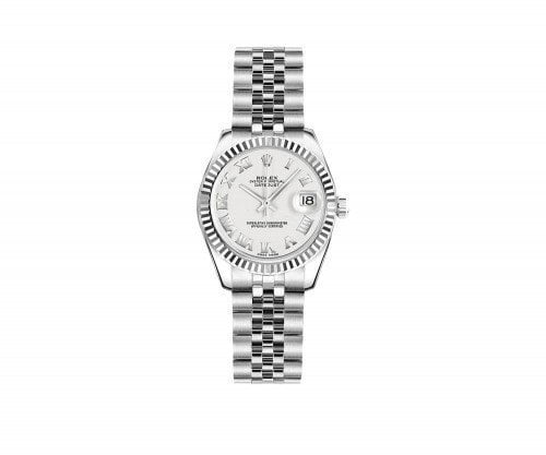 Rolex Lady-Datejust 179174-WHTRJ 26mm Women Luxury Watch