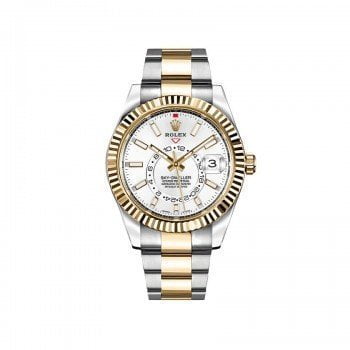 Rolex Sky Dweller 42mm GMT Mens Luxury Watch 326933-WHTSO