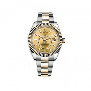 Rolex Sky Dweller 42mm GMT Mens Luxury Watch 326933-CHPSO