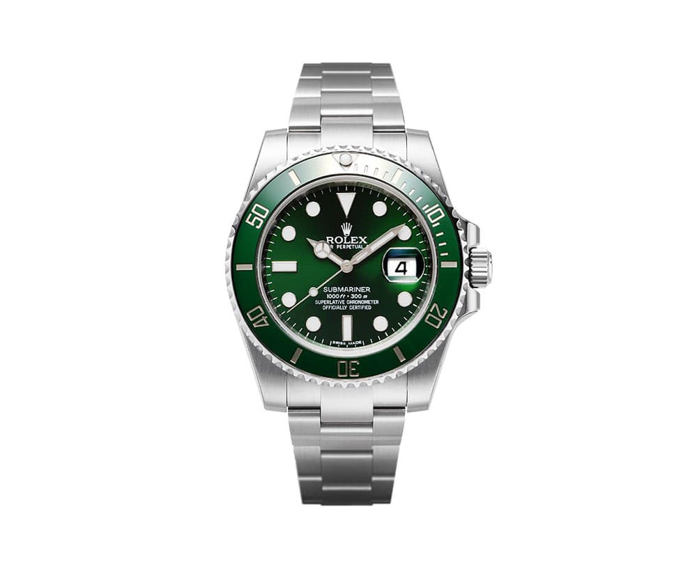Rolex Submariner m116610lv-0002 Date Green Dial Watch