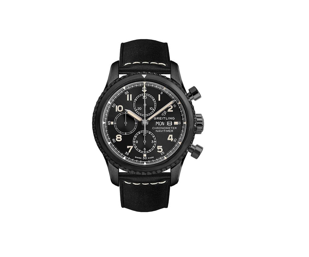 breitling navitimer 8 chronograph 43 blacksteel