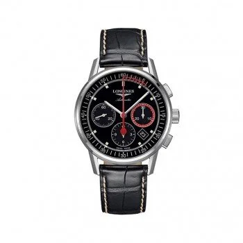 Longines Heritage L4.754.4.52.4 Column-Wheel Chronograph Watch @majordor #majordor