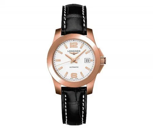 Longines Conquest L3.276.8.16.3 Automatic Ladies Watch 29.5mm
