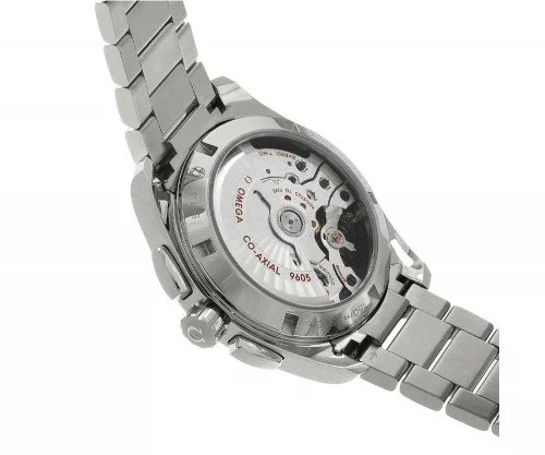 Omega Aqua Terra 231.10.43.52.06.001 Seamaster 150m GMT 43mm caliber 9605 @majordor #majordor case back view