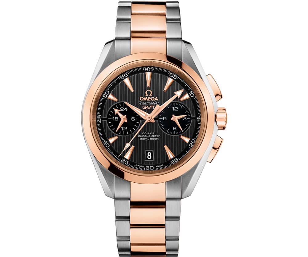 Omega Aqua Terra 231.20.43.52.06.001 150m GMT Chronograph 43mm