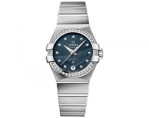 Omega Constellation 123.15.27.20.53.001 Co-Axial Automatic 27mm Ladies Watch front view @majordor
