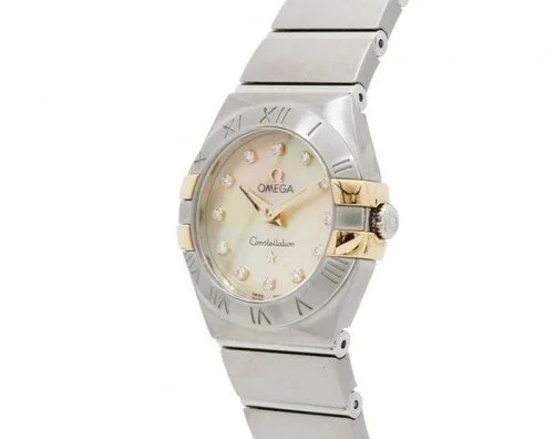 Omega Constellation 123.20.24.60.57.002 Quartz 24 mm Ladies Watch side view