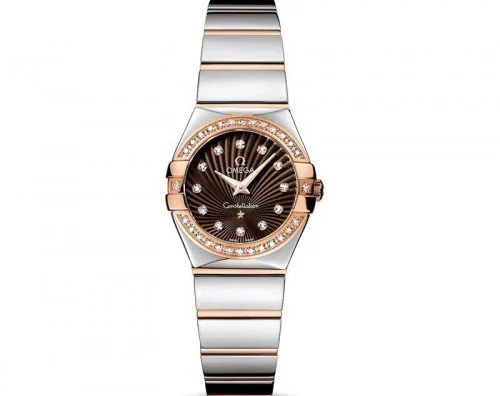 Omega Constellation 123.25.24.60.63.002 Quartz 24mm Ladies Watch front view