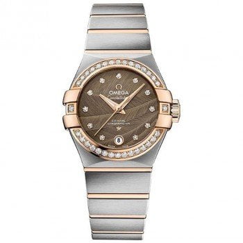 Omega Constellation 123.25.27.20.63.001 Co-Axial Automatic 27mm Ladies Watch front view