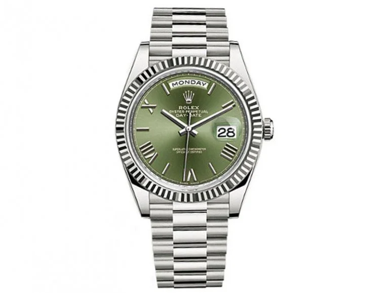 Rolex Day-Date 228239 40 Green Dial White Gold Luxury Watch @majordor #majordor