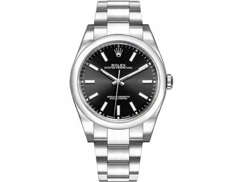 114300 Rolex Oyster Perpetual 39 blkso Black Dial Men's Watch caliber 3132 @majordor #majordor