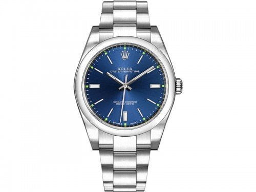 114300 Rolex Oyster Perpetual 39 bluso Blue Dial Men's Watch caliber 3132 @majordor #majordor