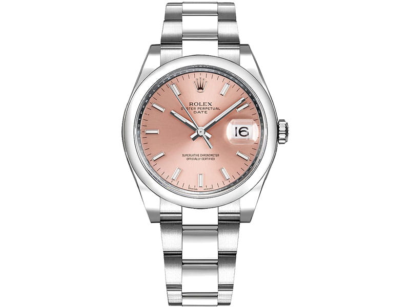 115200 Rolex Oyster Perpetual Date 34 Pink Dial Lady Watch pnkso @majordor #majordor